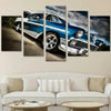 Image of 1956 Chevrolet Bel Air Blue Car Wall Art Canvas Decor Printing