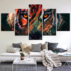 Abstract Animal Tiger Wall Art Canvas Decor Printing