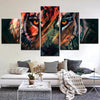 Image of Abstract Animal Tiger Wall Art Canvas Decor Printing