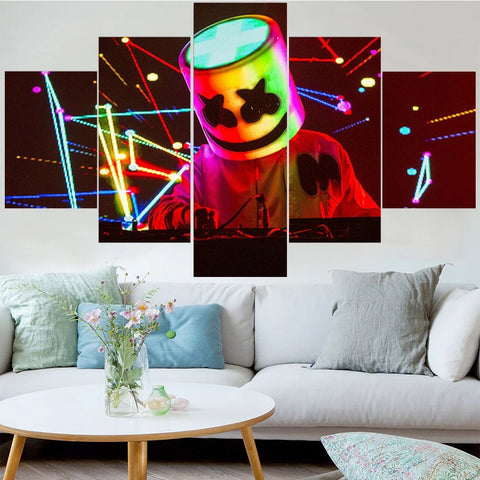 Abstract Character Music Wall Art Canvas Decor Printing