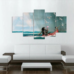 Abstract Seascape Wall Art Canvas Decor Printing
