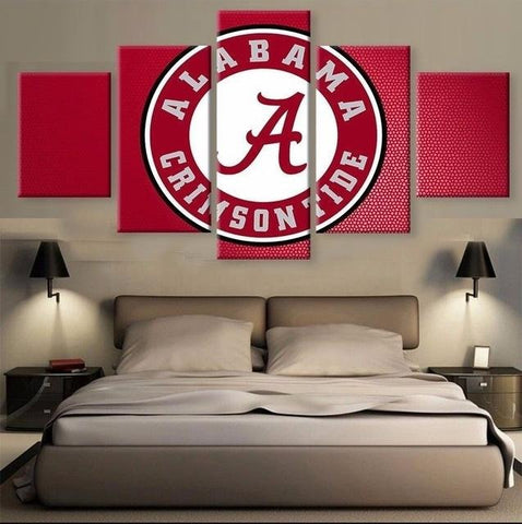 Alabama Crimson Tide Wall Art Canvas Print Decor-4