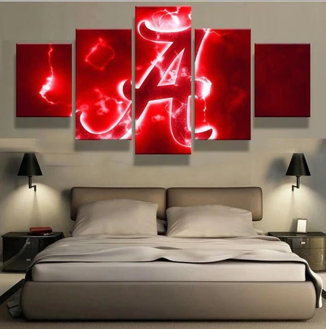 Alabama Crimson Tide Wall Art Canvas Print Decoration-2