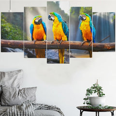 Animal Colorful Macaw Wall Art Canvas Decor Printing