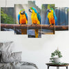 Image of Animal Colorful Macaw Wall Art Canvas Decor Printing