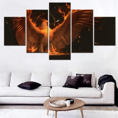 Animal Phoenix Wall Art Canvas Decor Printing