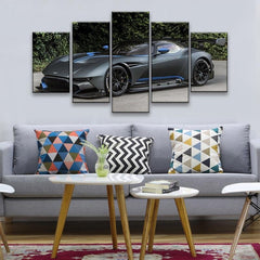 Aston Martin Vulcan Black Car Wall Art Canvas Decor Printing