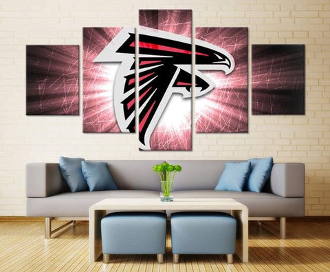 Atlanta Falcons Sports Team Wall Art Canvas Print Decorate