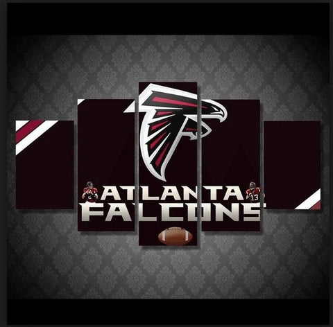 Atlanta Falcons Sports Team Wall Art Canvas Print Decoration