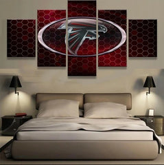 Atlanta Falcons Sports Wall Art Canvas Print Decor