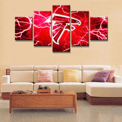 Atlanta Falcons Sports Wall Art Decor Canvas Print