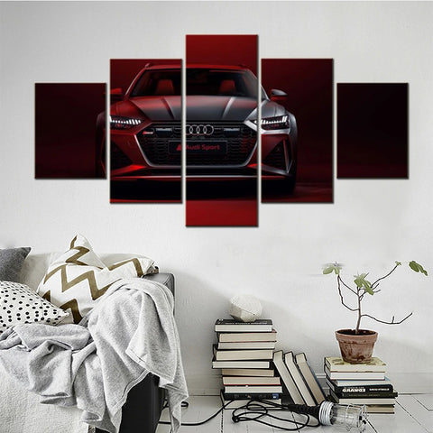 Audi RS6 Car Wall Art Canvas Decor Printing