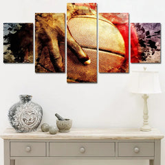 Basketball Grip Wall Art Canvas Decor Printing