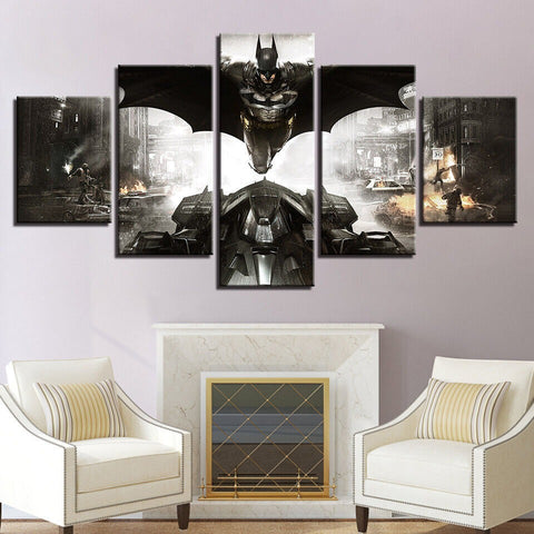 Batman Fighting Movies Wall Art Canvas Decor Printing