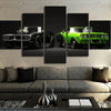 Image of Black Green Car Cuadros Wall Art Canvas Decor Printing