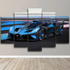 Image of Blue Bugatti Bolide Concept Hyper Car Wall Art Canvas Decor Printing