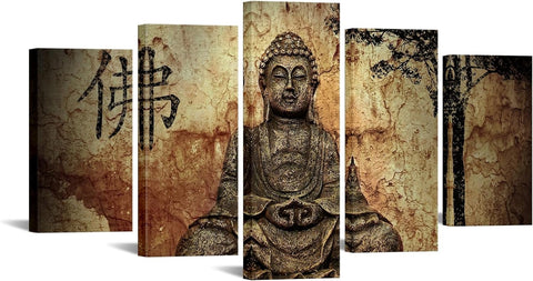 Buddha Zen Wall Art Canvas Decor Printing