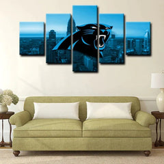 Carolina Panthers City Wall Art Canvas Decor Printing