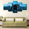 Image of Carolina Panthers City Wall Art Canvas Decor Printing