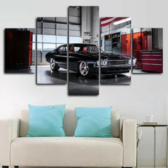 Chevrolet Classic Car Sport Car Wall Art Canvas Decor Printing