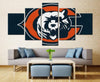 Image of Chicago Bears Wall Art Canvas Print Decor