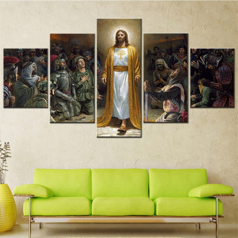 Christian Jesus Christ Religion Wall Art Canvas Decor Printing