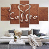 Image of Coffee Draw Love Wall Art Canvas Decor Printing