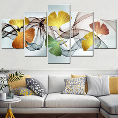Color Art Abstract Leaf Wall Art Canvas Decor Printing