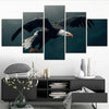Image of Eagle Flying Bird Wall Art Canvas Decor Printing
