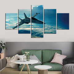 Fighter Aircraft Wall Art Canvas Decor Printing