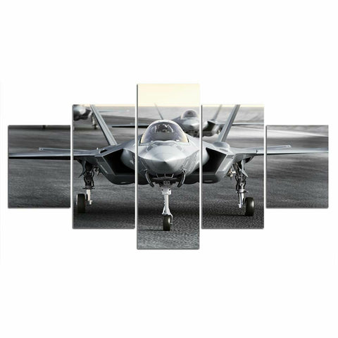 Fighter Jet Airplane Plane Wall Art Canvas Decor Printing