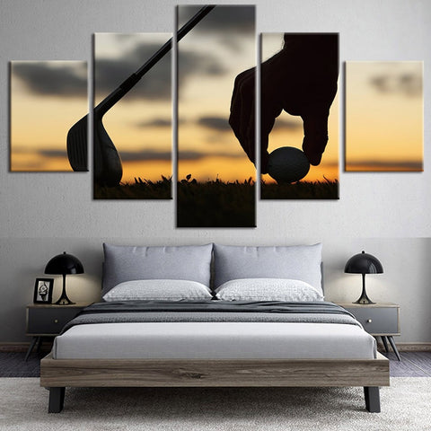 Golf Ball Course Leisure Sport Wall Art Canvas Decor Printing