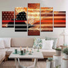 Image of Hero Firefighter American Wall Art Canvas Decor Printing