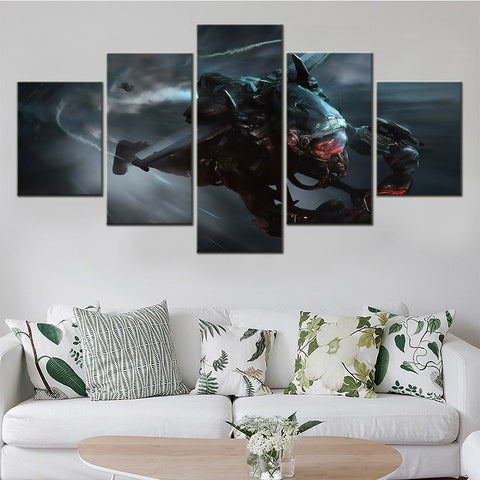 Jetpack Pilot Flying Wall Art Canvas Decor Printing