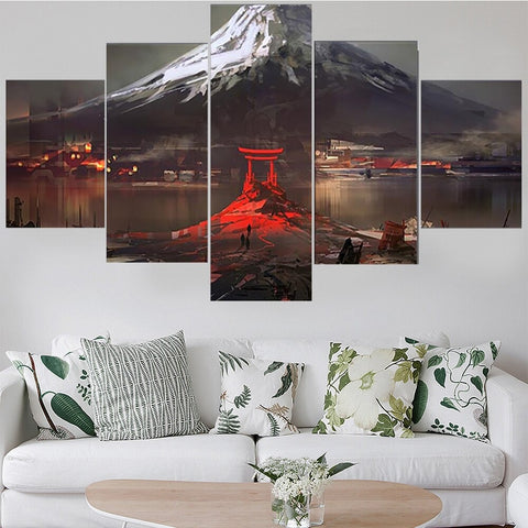 Landscape Mountain Fuji Japan Wall Art Canvas Decor Printing