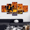 Image of Lantern Halloween Pumpkin Wall Art Canvas Decor Printing