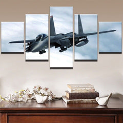 Military Plane Aircraft War Fighter Plane Wall Art Canvas Decor Printing