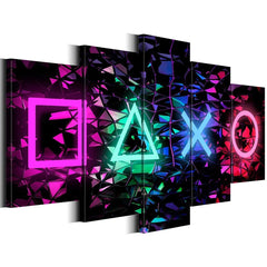 Play Games Logo Wall Art Canvas Decor Printing