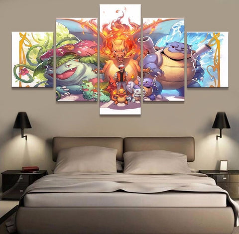 Monster Poster Movies Wall Art Canvas Decor Printing