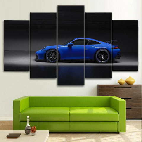 Porsche 911 GT3 Racing Wall Art Canvas Decor Printing