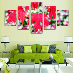 Red Maple Natural Landscape Wall Art Canvas Decor Printing