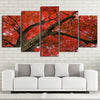 Image of Red Maple Tree Wall Art Canvas Decor Printing