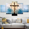 Image of Religion Jesus God Cross Wall Art Canvas Decor Printing