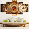 Image of Retro Pocket Watch Wall Art Canvas Decor Printing