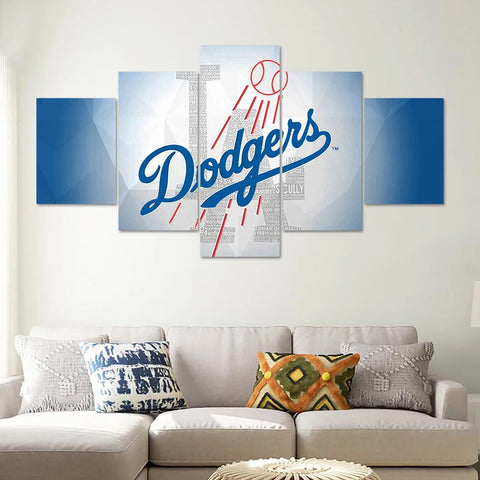 Los Angeles Dodgers Wall Art Canvas Print Decor