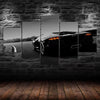 Image of Lamborghini Black Car Wall Art Canvas Decor Printing