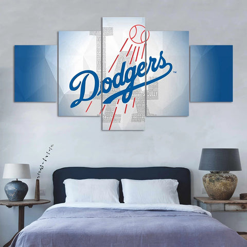 Los Angeles Dodgers Wall Art Canvas Print Decor