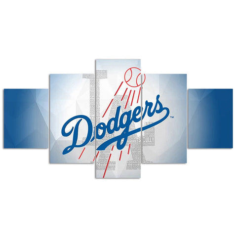 Los Angeles Dodgers Wall Art Canvas Print Decor