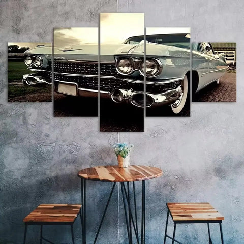 Cadillac Eldorado Antique Car Wall Art Canvas Decor Printing