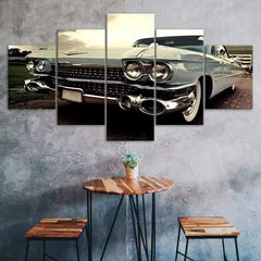 Cadillac Eldorado Antique Car Wall Art Canvas Decor Printing